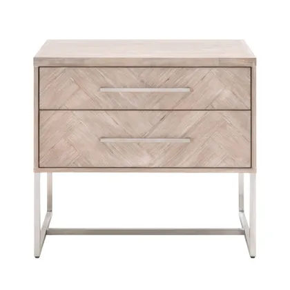 Mosaic Nightstand, Gray Wash