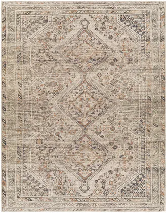 Amelie Beige Indoor 5'3" x 7'3" Machine Woven Rug