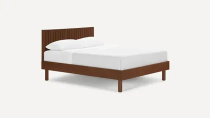 Chorus Bed - King / Walnut - Wood / Straight