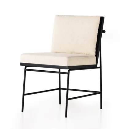 Crete Dining Chair-Savile Flax