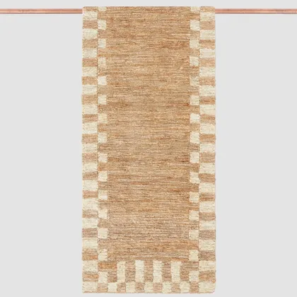 The Citizenry Elora Jute Accent Rug | 2.5' x 8' | Ecru