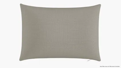 Throw Pillow Cover 14" x 20", Putty Everyday Linen, 14" x 20"