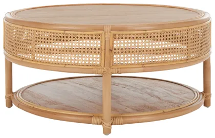 Arvid Coffee Table - Natural - Safavieh