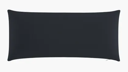 Throw Pillow 14" x 30", Navy Everyday Linen, 14" x 30"