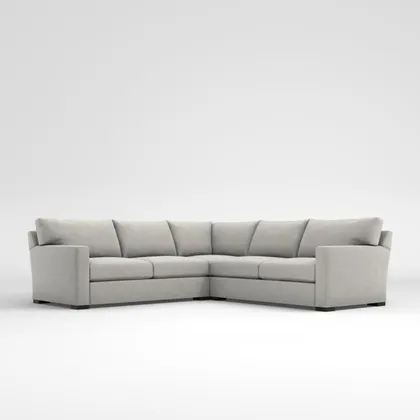 Axis 3-Piece L-Shaped Sectional Sofa