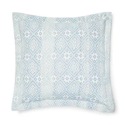Light Star Muong Pillowcases + Shams by St. Frank | Blue | Euro Sham (Single) | Cotton