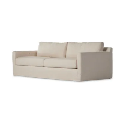 Hampton Slipcover Sofa - Evere Creme