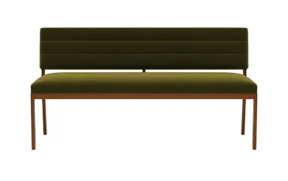 Nora Wood Framed Upholstered Bench