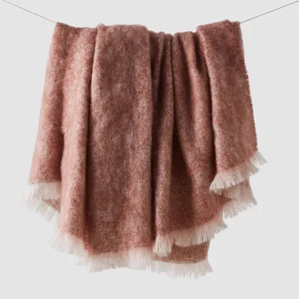 The Citizenry Rowan Mohair Throw | Cream