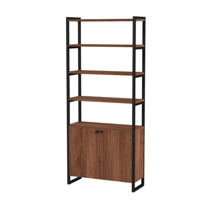Drake Medium Walnut Bookcase