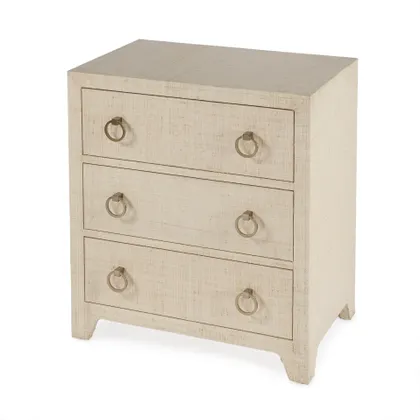 Bar Harbor Natural Raffia Nightstand