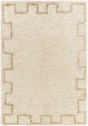 Beni Moroccan Beige Indoor 5' x 7'6" Handmade Rug