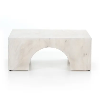 Fausto Coffee Table-Bleached Guanacaste