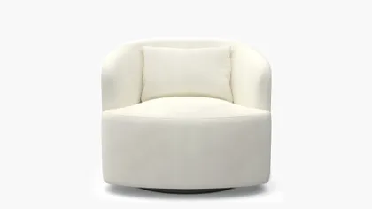 Deco Swivel Chair, Sheepskin