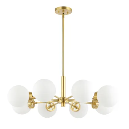 Prosie 8Lt 32" Chandelier - Gold - Safavieh