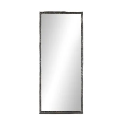 Langford Floor Mirror-Smoked Nickel