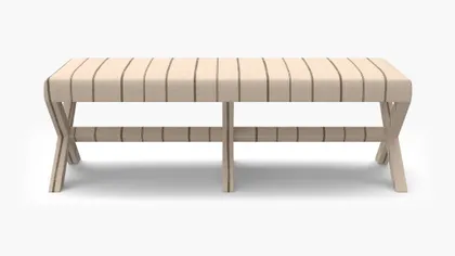 Double X Bench, Cocoa Felix