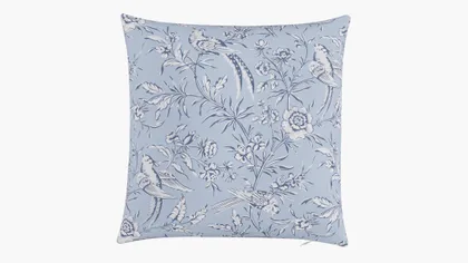 Throw Pillow 18", Blue Aviary, 18" x 18"