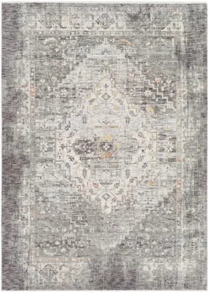 Presidential Gray Indoor 5' x 8'2" Machine Woven Rug