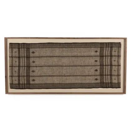 Bhujodi Textile-Mocha-Rustic Walnut