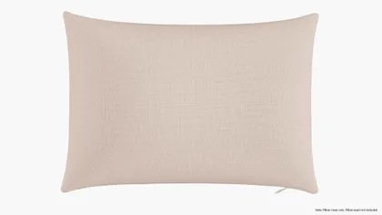 Throw Pillow Cover 14" x 20", Husk Everyday Linen, 14" x 20"