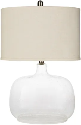 Bentley Clear Translucent 25"H x 16"W x 16"D Accent Table Lamp