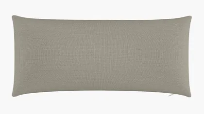 Throw Pillow 14" x 30", Putty Everyday Linen, 14" x 30"