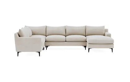 Sloan 4-Piece Corner Sectional Sofa with Right Chaise