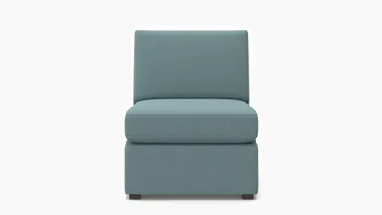 Grande Slipper Chair, Seaglass Everyday Linen