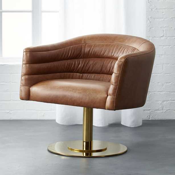 Cupa leather chair - CB2