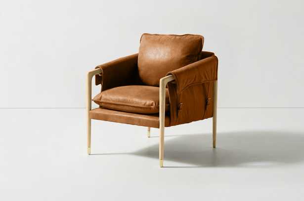 Havana Leather Chair - Anthropologie