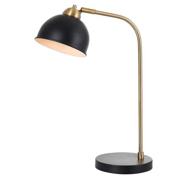 Bilston Table Lamp, Black & Brass - Arlo Home