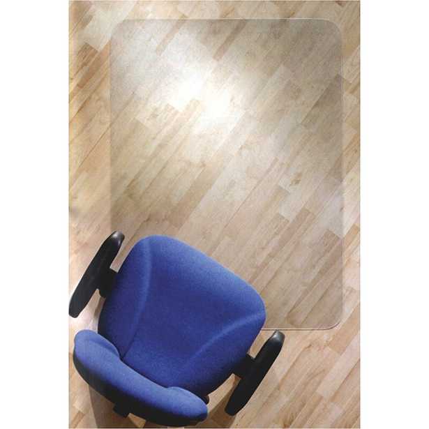 35" x 47" Floortex ClearTex Chair Mats for Hard Floors Straight Rectangular Chair Mat - Wayfair