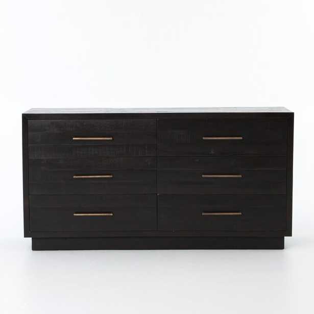 Suki 6 Drawer Dresser in Burnished Black by BD Studio - Perigold