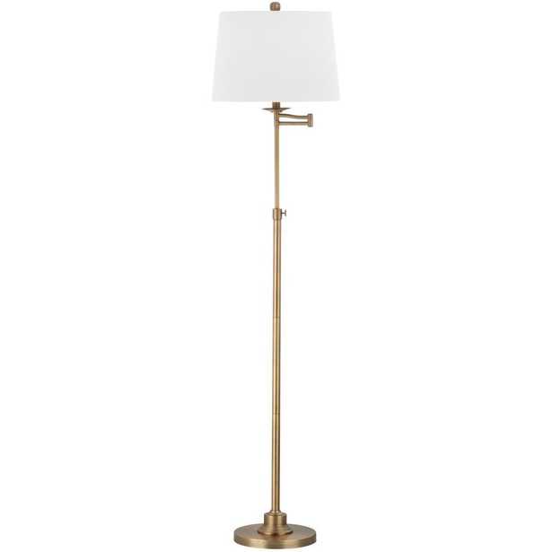 Nadia Floor Lamp, Gold - Arlo Home