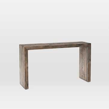 Emmerson® Reclaimed Wood Console, Stone Gray - West Elm