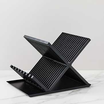 Yamazaki Home Tower X Shaped Dish Drainer Rack Black West Elm