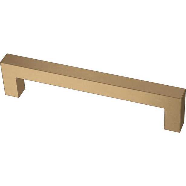 Liberty Modern Square Bar Pull 5-1/16 in. (128 mm) Champagne Bronze Drawer Pull - Home Depot