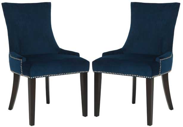 LESTER 19"H DINING CHAIR (SET OF 2) - Navy - Arlo Home