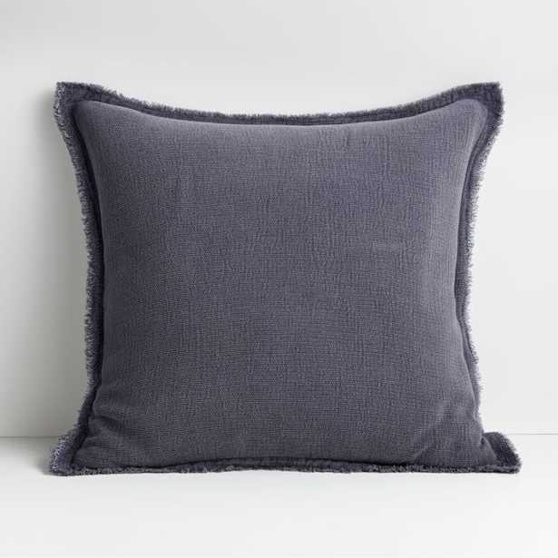 Olind Pillow, Blue, 23" x 23" - Crate and Barrel