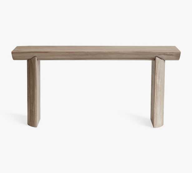 Pismo 65" Reclaimed Wood Console Table, Rustic Light Gray - Pottery Barn