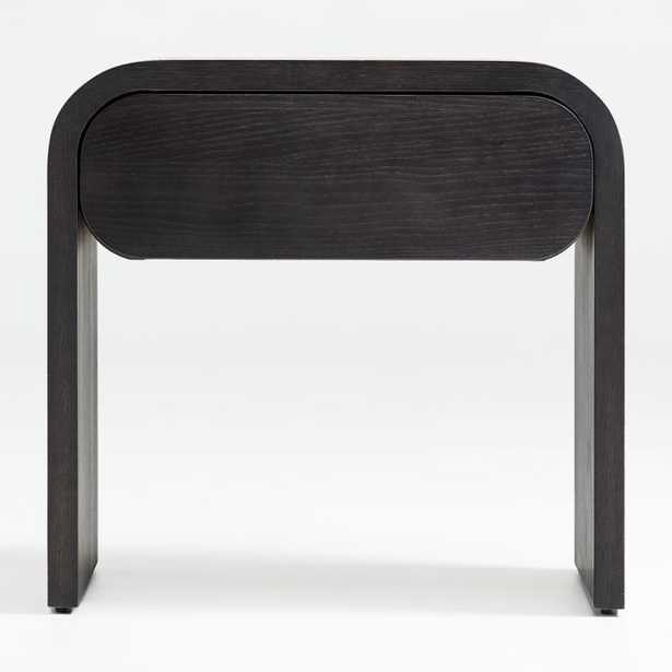 Cortez Charcoal Floating Nightstand - Crate and Barrel