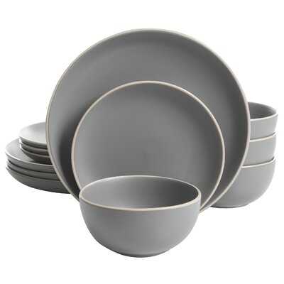 Shila Gibson Home Rockaway 12-piece Dinnerware Set, Service for 4 - AllModern