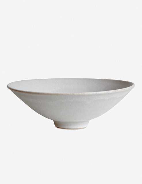 Sheldon Ceramics Flared Bowl, Stone - Lulu and Georgia