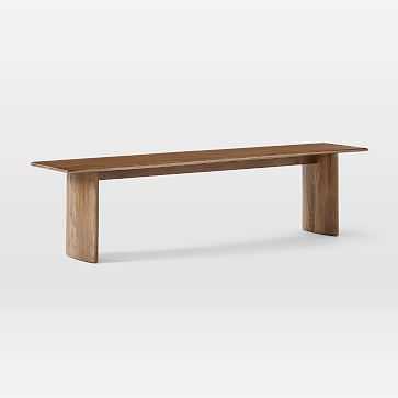 Anton Solid Wood Dining Bench, 72" - West Elm