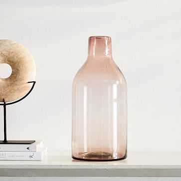 Pure Glass Vase, Currant, Jug - West Elm