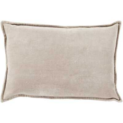 Montague Rectangular Velvet Lumbar Pillow Cover & Insert, 19" x 13" - AllModern