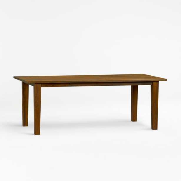 Basque Honey 82" Dining Table - Crate and Barrel