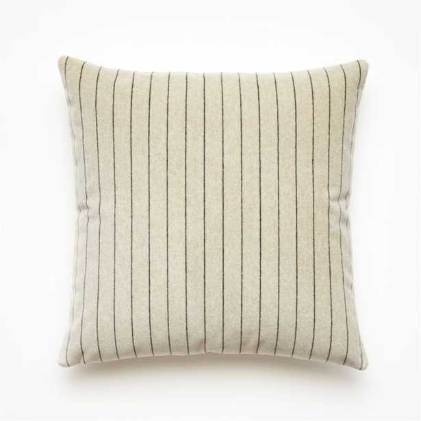 Boundary Pillow, Ivory, 18" x 18" - CB2