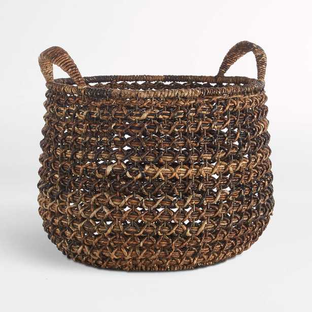 Zuzu Round Handwoven Basket - Crate and Barrel